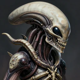 alien xenomorph queen, close - up portrait, crown of bones, intricate, elegant, volumetric lighting, scenery, digital painting, highly detailed, artstation, sharp focus, illustration, concept art, luis rollo, ruan jia, steve mccurry