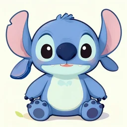 a beautiful illustration of stitch