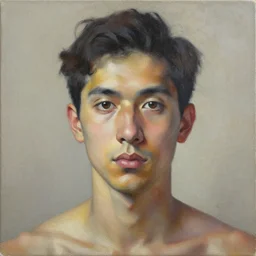 the invisible artist, portrait, painting,