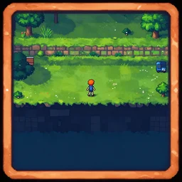 a strange 2 d videogame