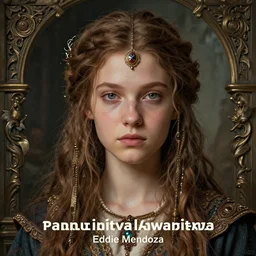 Hyper realistic detailed portrait of a young Paludnitsa. Fantasy art by Eddie Mendoza, detailed and intricate environment, highly detailed, award winning art.