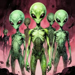 aliens, Hiroaki Tsutsumi style