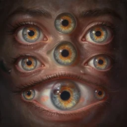 epic professional digital art of hungry eyes, atmospheric lighting, painted, intricate, detailed, impressive, iris van herpen, mark ryden, ignacio fernandez rios, reyna rochin, wayne haag, leesha hannigan, best on artstation, cgsociety, wlop, pixiv, stunning, gorgeous, much wow, cinematic, masterpiece