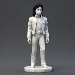 michael jackson marble statue 3 d render, houdini 3 d, octane 3 d, zbrush, maya, cinema 4 d, blender
