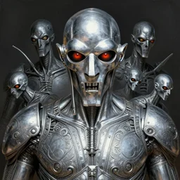 mf doom with reptile eyes, bioshock big daddy, silver metal shiny skin. intricate, elegant, highly detailed, centered, digital painting, artstation, concept art, smooth, sharp focus, illustration, artgerm, tomasz alen kopera, peter mohrbacher, donato giancola, joseph christian leyendecker, wlop, frank frazetta