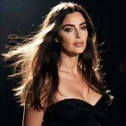 Monica Bellucci, photo realistic, dynamic lighting, volumetric lighting