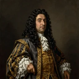 french - black - royalty as part of the 1 8 th century aristocracy, looking regal and classic, painted by rembrandt