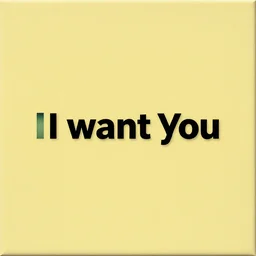 i want you