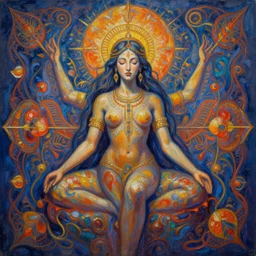 the sacred feminine by alex grey in the style of oil painting visionary art, intricate artwork by Tooth Wu and wlop and beeple. octane render, trending on artstation, greg rutkowski very coherent symmetrical artwork