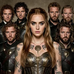 cara delevingne, legendary warrior, fighter, lord of the rings, tattoos, decorative ornaments, battle armor, omar ortiz, carl spitzweg, ismail inceoglu, vdragan bibin, hans thoma, greg rutkowski, alexandros pyromallis, perfect face, sharply detailed, centered, rule of thirds, realistic shading, photorealism, artstation