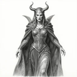 Vecna's curse, Pencil painting art