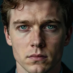 lachlan murdoch, both eyes are the eye of sauron, realistic photograph by paul thomas anderson, cinematic lighting