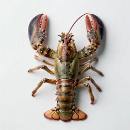 zoological portrait of a human lobster by kuldar leement and ruan jia and brad rigney and micha karcz and brad rigney 0. 0 1 4