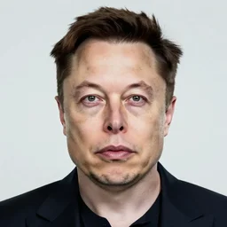 elon musk wearing mask with elon musk's face
