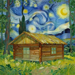[ a log cabin in the forest ] [ van gogh ] [ tooth wu ]