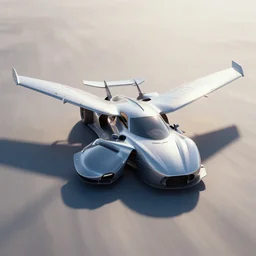 car with wings in japan, long shadows, 4k, artstation, render