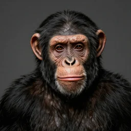 Jared Leto in Elaborate Rick Baker As the Chimpanzee Cornelius in Planet of the Apes, Studio Lighting, Highly detailed facial prosthetics, Trending on Artstation, Studio Lighting