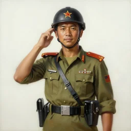burmese _ pdf _ soldier _ painting _ by _ greg _ ruthowski _ yoshikata _ amano _ yoji _ shinkawa _ alphonse _ murac _ collaborative _ artwork _ beautifully _ drawn