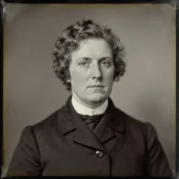 upper body portrait of the united states president, 1 9 2 2. she is from wisconsin, a character portrait by cassius marcellus coolidge, reddit contest winner, american romanticism, ambrotype, detailed painting, creative commons attribution