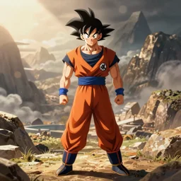 Son Goku in Final Fantasy