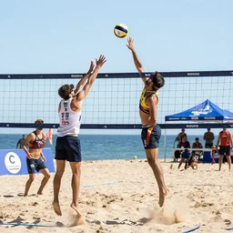 the most authentic beach volleyball game.