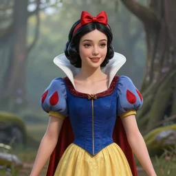 a fantasy comic book style portrait painting of snow white, unreal engine 5, daz, hyper realistic, octane render, rpg