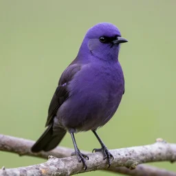purple furbird