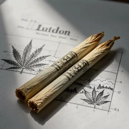 a marijuana joint blueprint