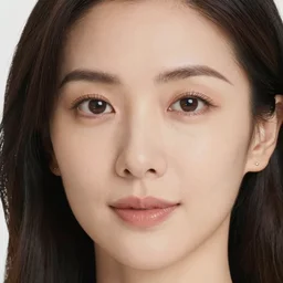 close up face female portrait 40 years old