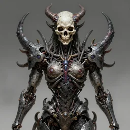a stunning portrait of the demonic cyborg deity, ((((((((((((((((((((((((skull)))))))))))))))))))))))), digital art by Dan Mumford and Peter Mohrbacher and Ross Tran, intricate detail, trending on artstationhq