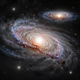 galaxies colliding