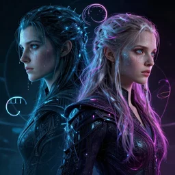 altered carbon, adam and eve, neon, dreamy vibe, lord of the rings, matrix, fame of thrones, fibonacci, sweat drops, insane intricate, highly detailed, cinematic, atmospheric. digital painting, artstation, concept art, smooth, sharp focus, illustration, unreal engine 5, 8 k, art, masterpiece