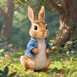 peter rabbit in final fantasy xiv, digital art by eugene de blaas and ross tran, vibrant color scheme, highly detailed, in the style of romanticism, cinematic, artstation, greg rutkowski