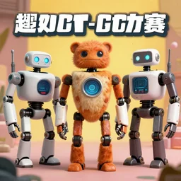 weird animals with robots, youtoube banner