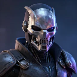 cyborg robot ninja mask terminator t 1 0 0 0 fanart artstation global illumination ray tracing hdr fanart arstation alejandro alvarez by ian pesty art overwatch and heartstone video game icon