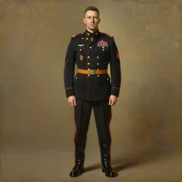 full body portrait of the dictator of the houston rockets, 1 8 8 9, in full military garb, oil on canvas by william sidney mount, trending on artstation