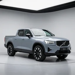 A Pickup truck designed and produced by Polestar in the production year of 2022, promotional photo