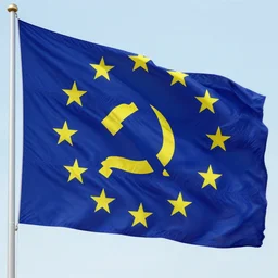a flag for a communist European Union