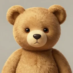 portrait of teddy bear, epic lit, hyper detailed design, shape focus, trending on artstation, illustration, very cartoon, by anton fadeev and rene magritte