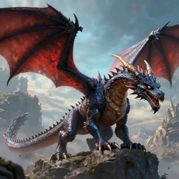 A wind dragon, dungeons and dragons, blizzard entertainment, industrial light and magic, pixar