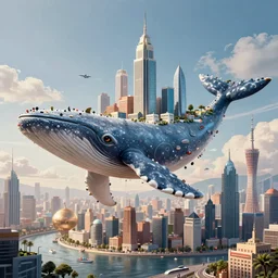 a fabulous city built on a huge whale. high detail. deharme lise. zatzka hans. trending on artstation - n 4