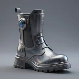 A incredible one of a kind futuristic 3 dimensional boot, unreal engine, ambient occlusion, rtx raytracing, by kah__bane on instagram