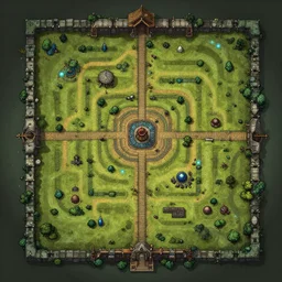 dungeon map by dysonlogos, level of the dungeon