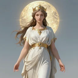 minerva the goddess of mysteries, digital art
