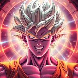 strong man powers up going super saiyan in the hyperbolic time chamber, ultrafine hyperrealistic detailed face illustration by kim jung gi, irakli nadar, intricate linework, sharp focus, bright colors, matte, octopath traveler, final fantasy, unreal engine highly rendered, global illumination, radiant light, intricate rainbow environment