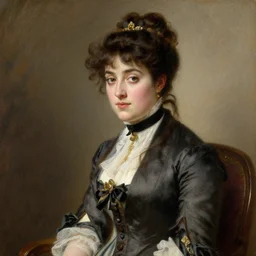 victorian lady, painting by rossetti bouguereau, detailed art, artstation