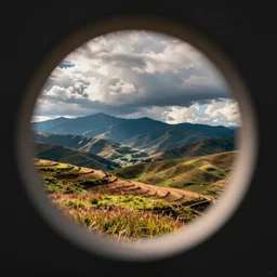 pinhole photo colored