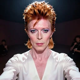 David Bowie on Mars, selfie