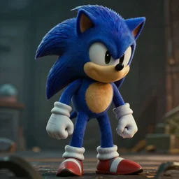 sonic commiting a war crime, cinematic, cinematic lighting, cinematic detail, cinematic resolution, film, screenshot