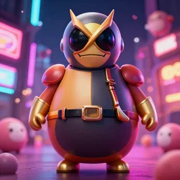 kamen rider sai baba by arnold bocklin, wlop, neon lights, katamari damacy, highly detailed, masterpiece, trending on artstation, bokeh